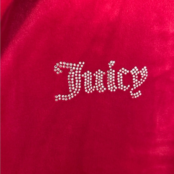 Juicy Couture Vibrant Red Zip-Up - Picture 3 of 5